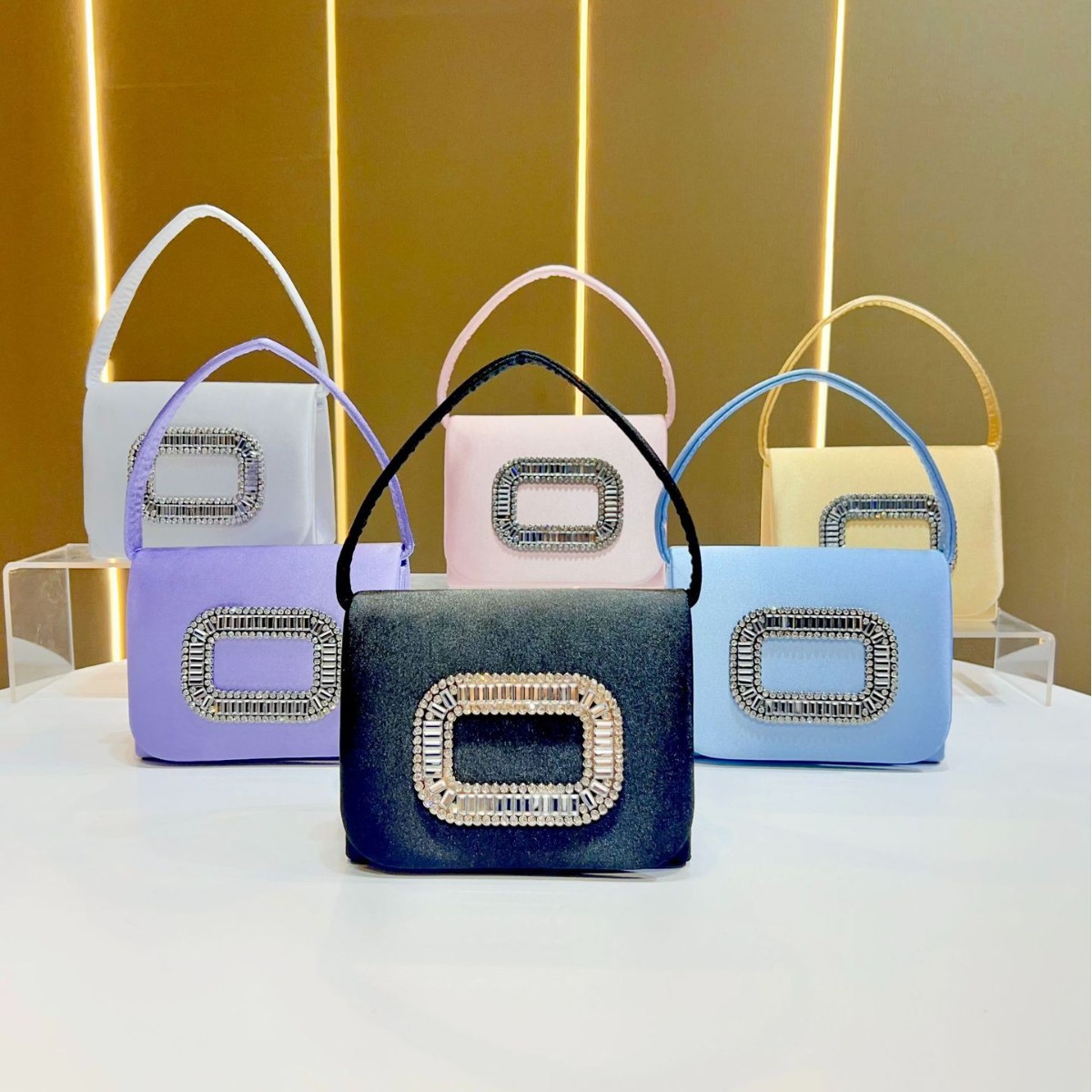 Women Bags On Sale - Luksusowa Mini Kwadratowa Torebka Damska Wieczorowa