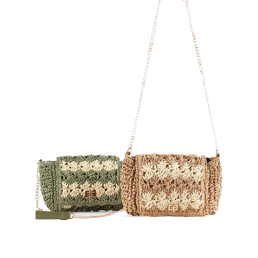 Women'S Raffia Bags - Słomkowe torby crossbody dla kobiet, letnie