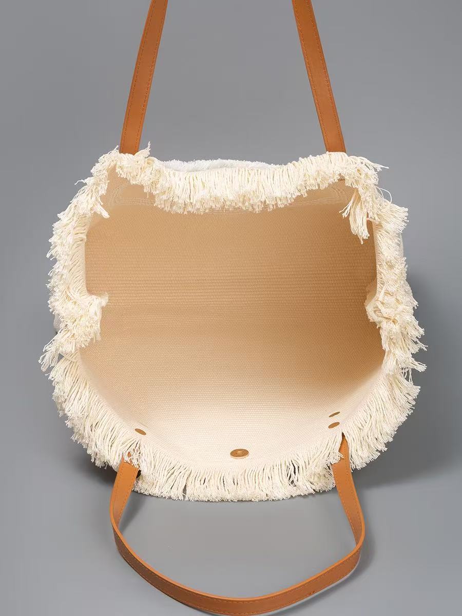 Torba typu tote z rafii z kolo – Women'S Raffia Bags recenzja i cena