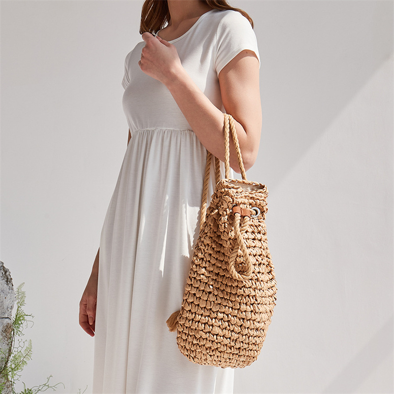 2023 letnie plecaki ze słomy n – Women'S Raffia Bags recenzja i cena