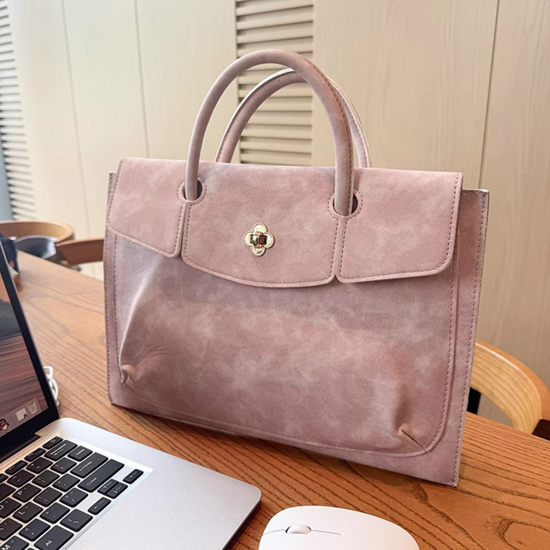 Elegancka różowa torba na lapt – Women Hand Bags For Office recenzja i cena
